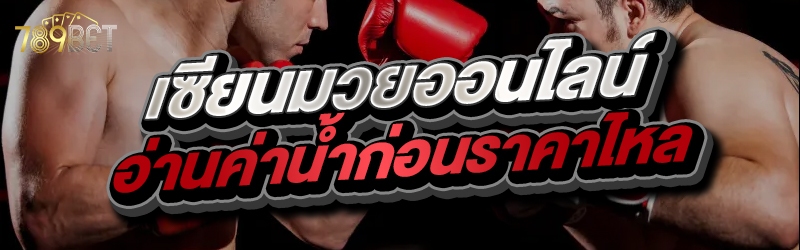 เซียนมวยออนไลน์ อ่านค่าน้ำก่อนราคาไหล